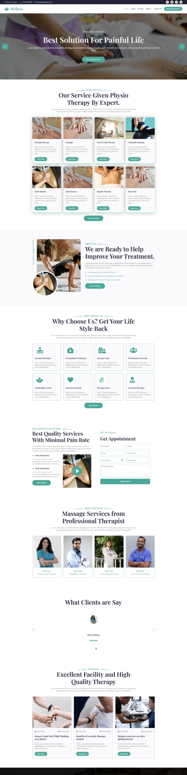 Wellnio – HTML Template for Spa & Wellness Centers - Image 2