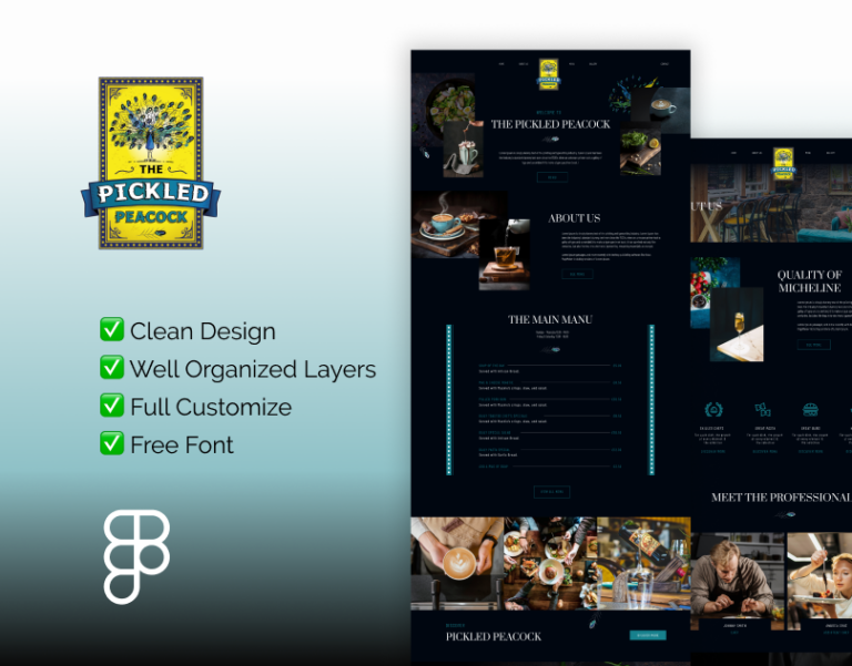 Restaurant Figma Design Template