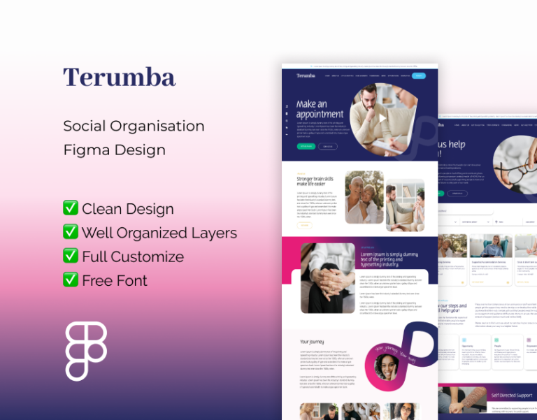 Figma Design Template for Websites