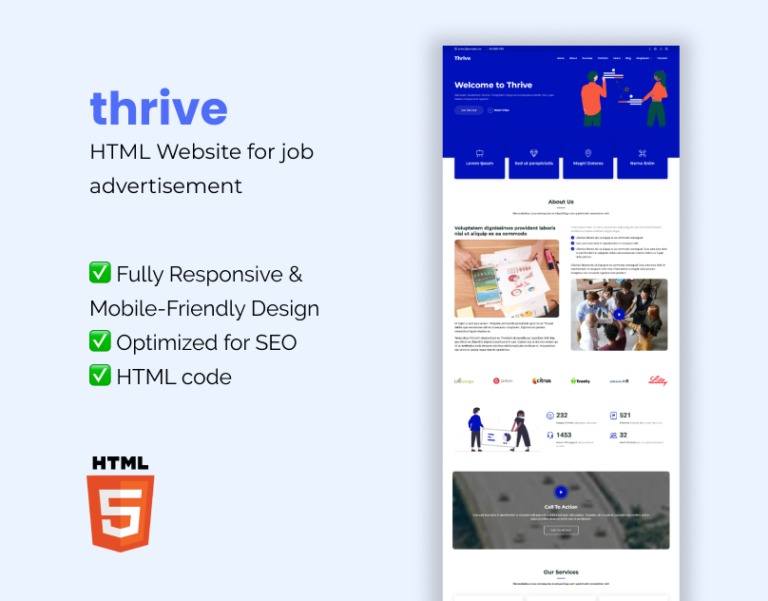 Multipurpose Business HTML Template