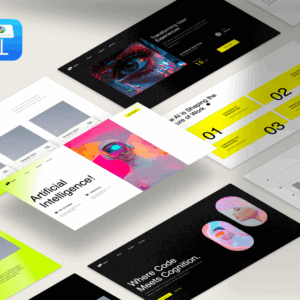 AI brand, AI tool - Professional KeynotePresentation Template