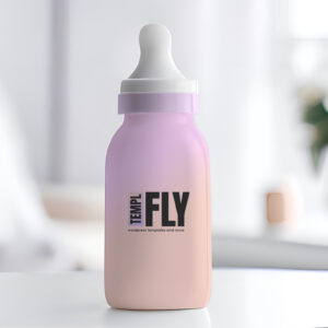 Baby Bottle Mockup - Photoshop Mockup