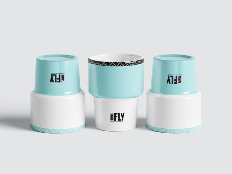 blue mug Photoshop mockup