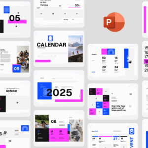 Calendar - planner -  Professional PowerPoint Presentation Template