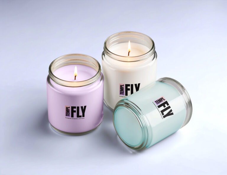 Photoshop candle mockup