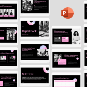 Digital Bank Presentation - Professional PowerPoint Presentation Template