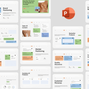 Elleza - Brand Positioning, brand presentation -  Professional PowerPoint Presentation Template