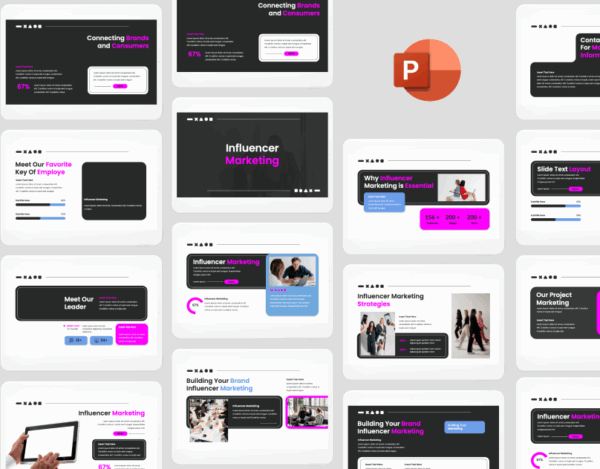 Influencer Marketing - Professional PowerPoint Presentation Template