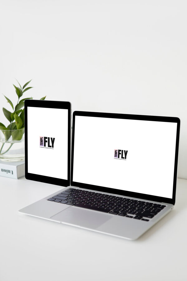 Laptop and Tablet Mockup - Photoshop Mockup