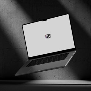Macbook in air mockup - Photoshop Mockup