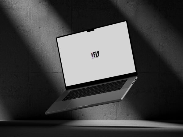 Macbook in air mockup - Photoshop Mockup