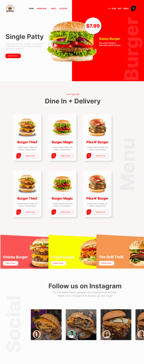 Burger Figma Design Template for Modern Websites - Image 2