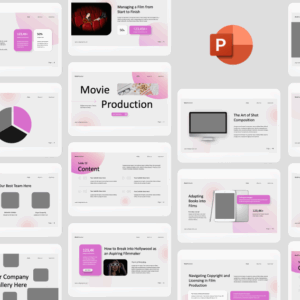 Movie Production - Professional PowerPoint Presentation Template