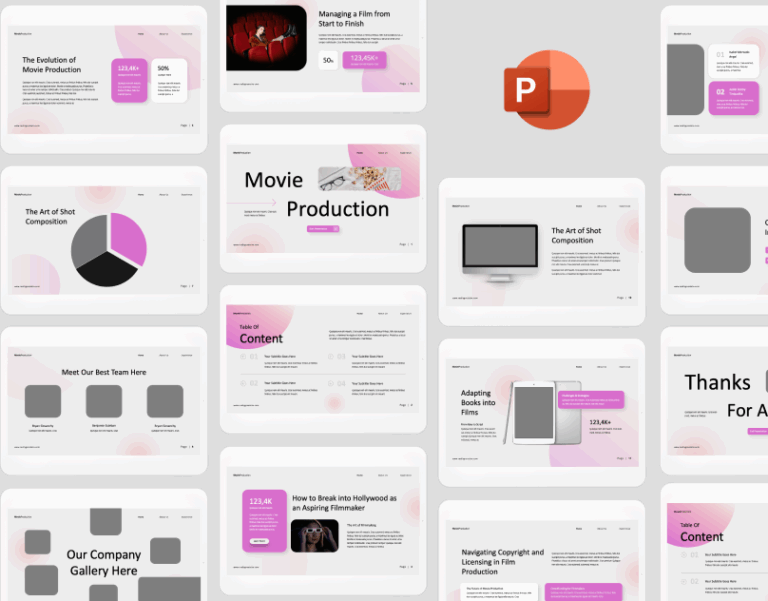 PowerPoint movie production presentation