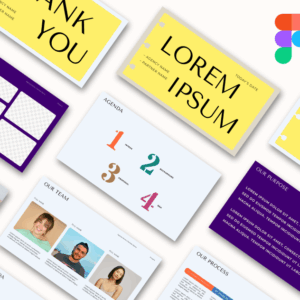 Pitch Deck -  Professional Figma Presentation Template