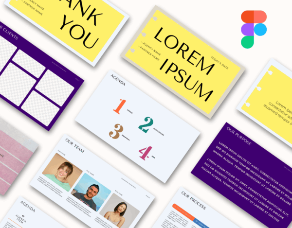 Pitch Deck -  Professional Figma Presentation Template