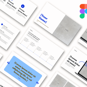 Project Presentation -  Professional Figma Presentation Template