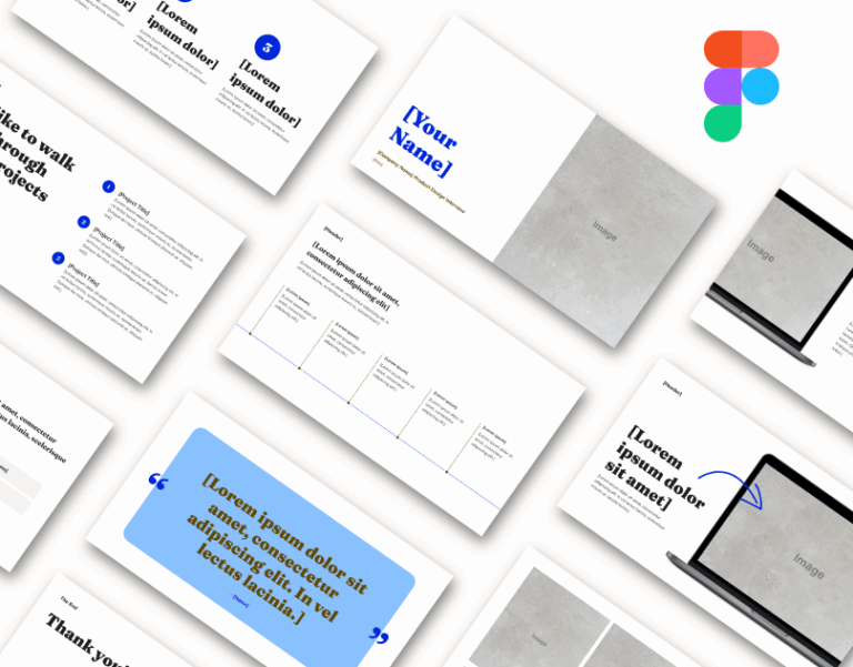 Figma project presentation template