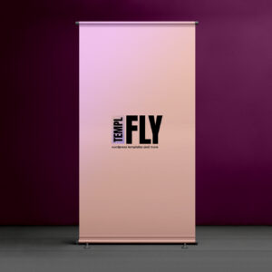 Roll Up Banner Mockup - Photoshop Mockup