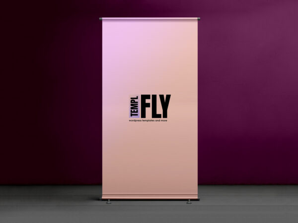 Roll Up Banner Mockup - Photoshop Mockup