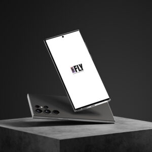 Samsung Galaxy S23 Ultra Rotated - Photoshop Mockup