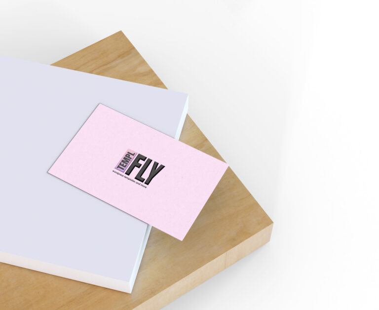 Simple business card mockup