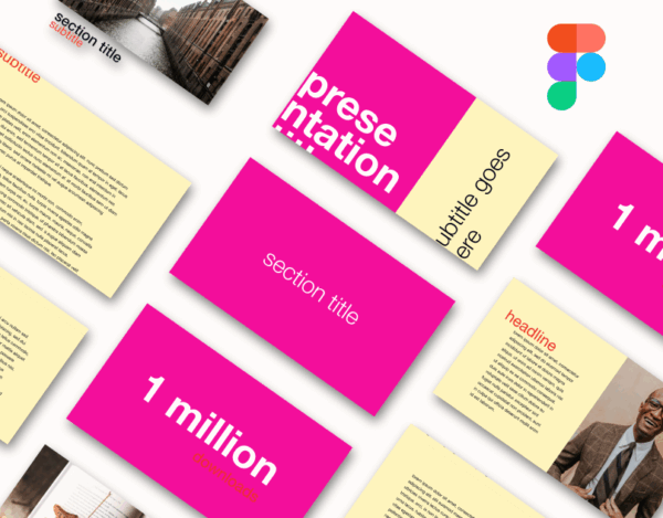 Story presentation -  Professional Figma Presentation Template