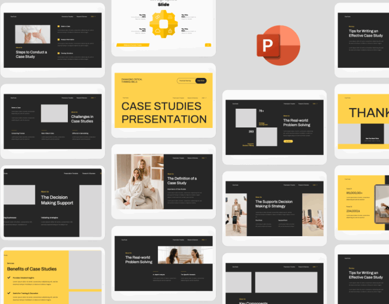 Case Study PowerPoint template