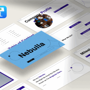 Nebula - company profile - Professional KeynotePresentation Template