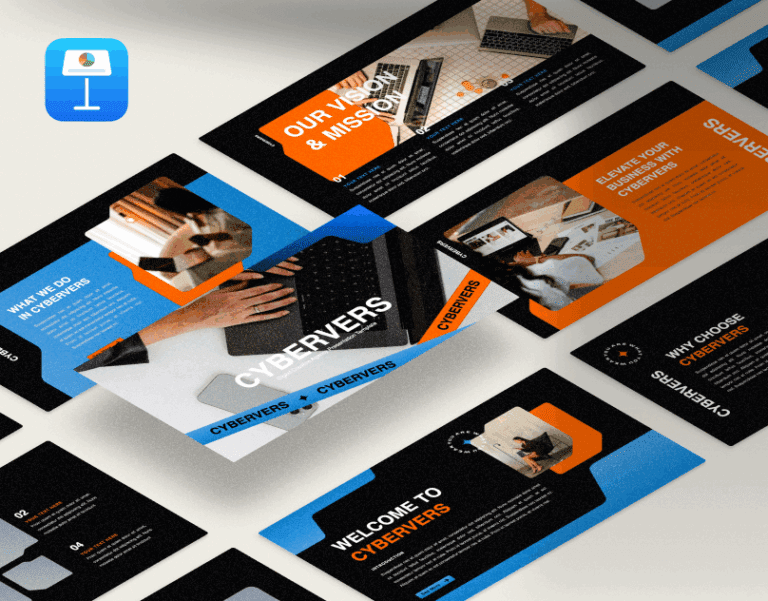 cyberverse keynote presentation template