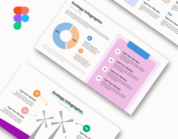 Ecology infografics -  Professional Figma Presentation Template