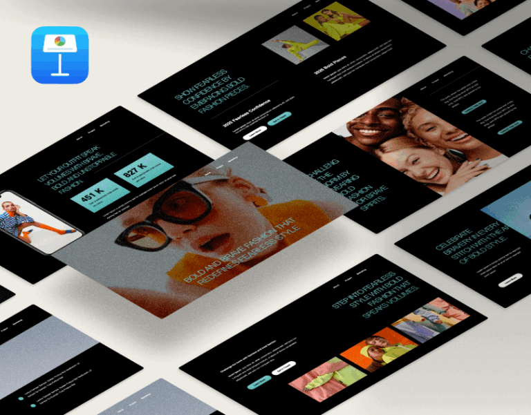 fashion brand keynote template