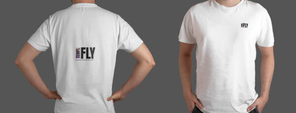 Front and back model in white t-Shirt - Photoshop Mockup