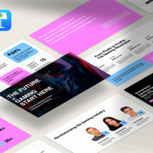 Gaming future - game brand - Professional KeynotePresentation Template