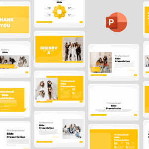 Grenov - company presentation, slide deck - Professional PowerPoint Presentation Template