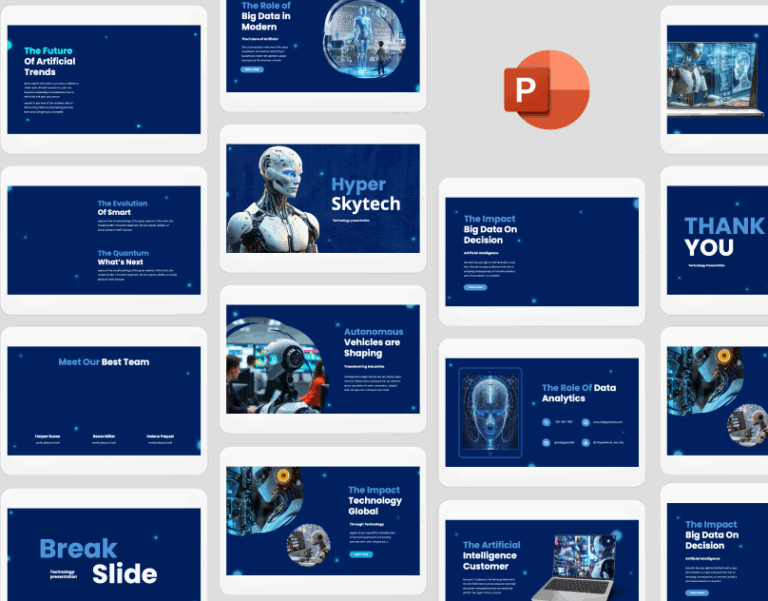 PowerPoint project presentation template
