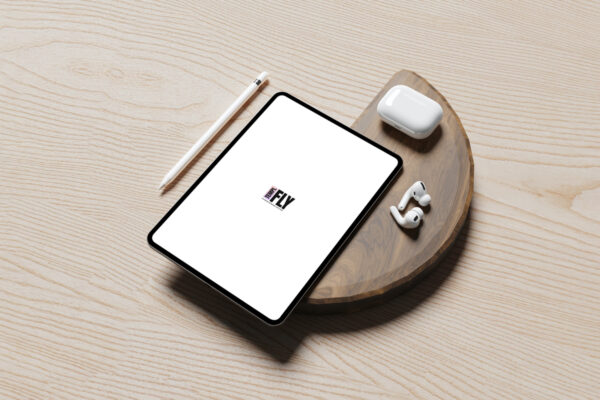 iPad Pro with Accesories - Photoshop Mockup