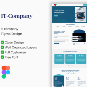 IT-Company – Figma Design Template for Modern Websites