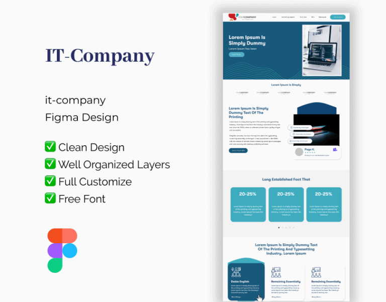 IT-Company Figma template