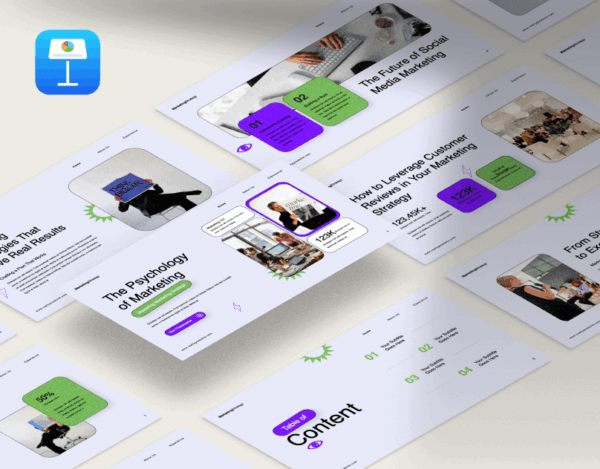 Marketing strategy - Professional KeynotePresentation Template