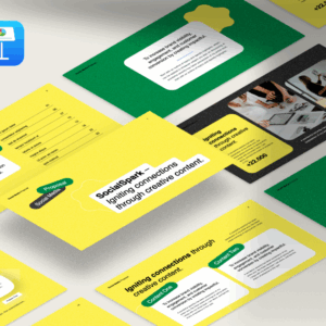 Social Media Proposal - Professional KeynotePresentation Template