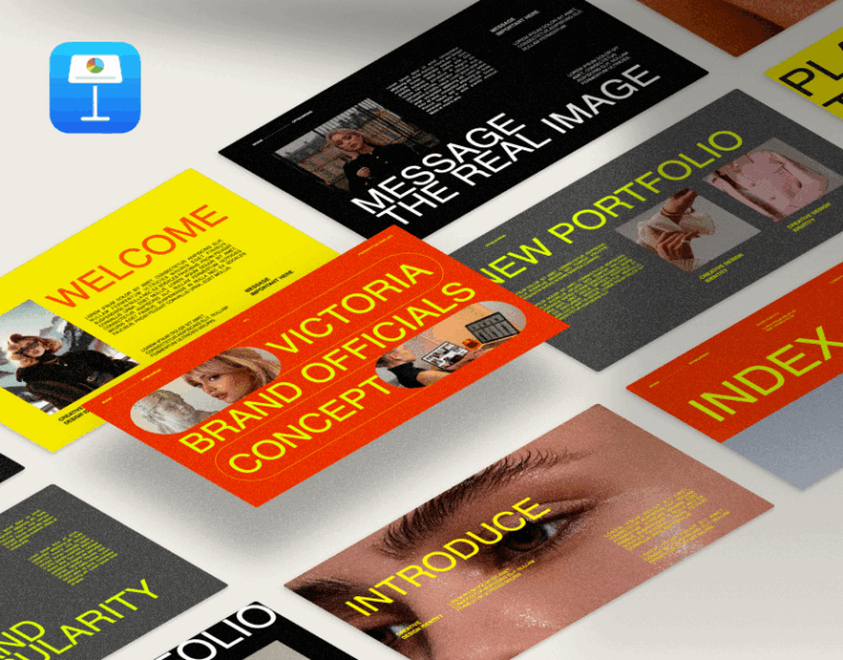 Keynote portfolio presentation