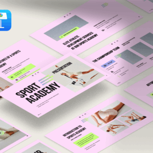 Sports academy - Professional KeynotePresentation Template