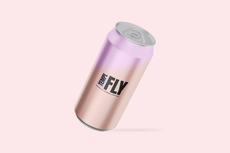500ml Can - Photoshop Mockup
