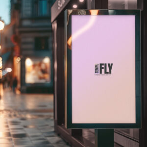 Bus Stop Poster - Photoshop Mockup