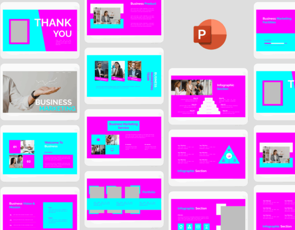 Business marketing - Professional PowerPoint Presentation Template