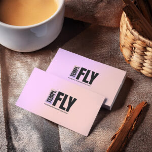 Close-up Business Card - Photoshop Mockup