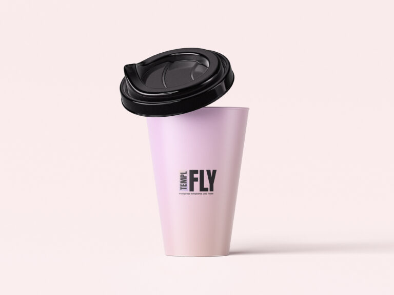 Plastic Coffee Mug open - Photoshop Mockup
