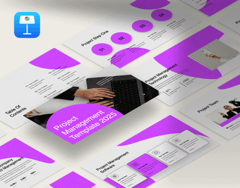 project management keynote template