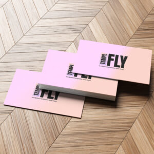 Realistic Stack Business Card - Photoshop Mockup